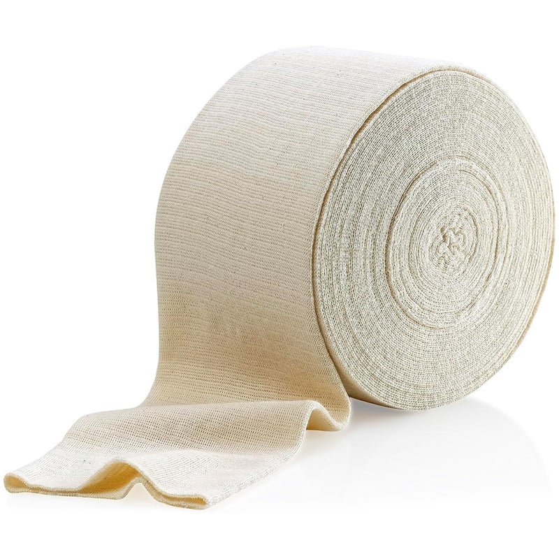 Elastic Tubular Support Bandage Size E 10M Box Natural Color 35 X 33 feet for Large Knee Support Bandage Medium Thigh Cotton Spandex
